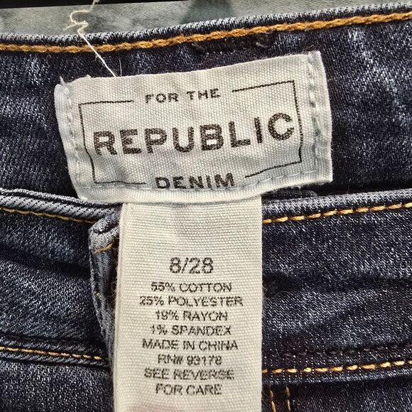 For The Republic Dark Blue Skinny Jeans - Picture 3 of 3